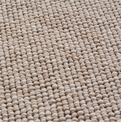 SIMPEX Bouclé Teppich Beige 160x230 cm, Skandi-Look, pflegeleicht