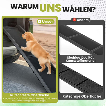 all Pets United Hunderampe klappbar Einstiegshilfe für Kofferraum