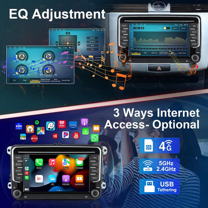 Android Navi-Radio für VW Golf 5 6 Passat Polo T5 - 7 Zoll CarPlay