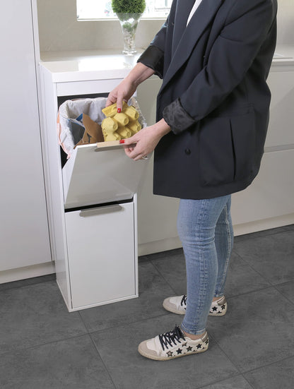 ARREGUI Ecoclas Plus CR221-E Mülltrennsystem 2 Fächer 34L weiss
