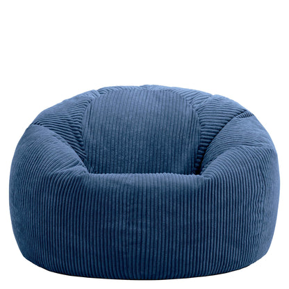 Icon Kingston Sitzsack Cord Denimblau für Erwachsene – inkl. Füllung