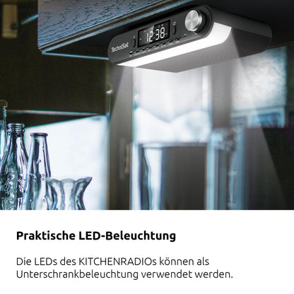 TechniSat Viola Unterbauradio mit Bluetooth und LED-Display