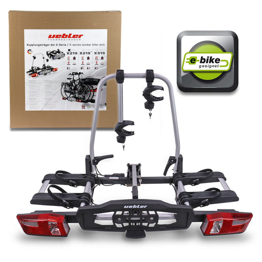Uebler X21-S Kupplungsträger – 2 Fahrräder E-Bike tauglich