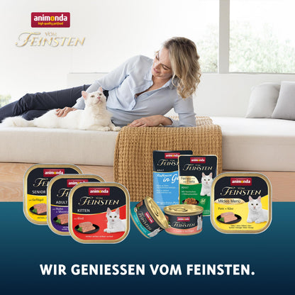 animonda Vom Feinsten Adult Katzenfutter Mousse-Vielfalt 72 x 85 g
