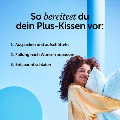 Cloudpillo Plus Memory Foam Kissen verstellbar 45×70 cm