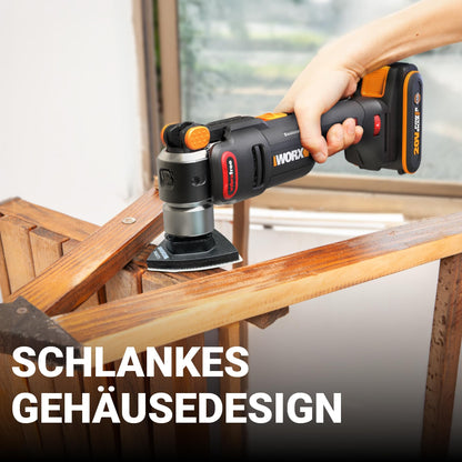 WORX Nitro WX698.9 Sonicrafter Multifunktionswerkzeug 20V ohne Akku