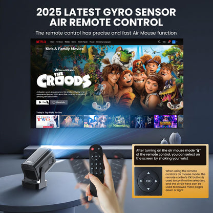 CineView Mini Beamer 1080P - Autofokus 4K Support 2025