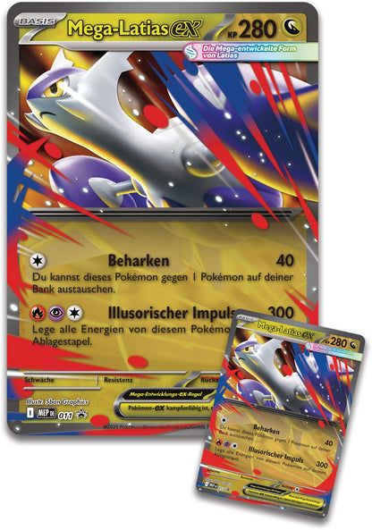 Pokémon Sammelkartenspiel Kollektion Mega-Latias-ex mit 4 Boostern
