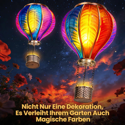 JONRRYIN Solar Heissluftballon Laterne 2er-Set für Garten & Balkon