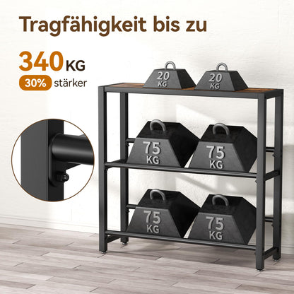 pickpiff Getränkekistenregal mit Ablage, Metallregal für 6 Kästen