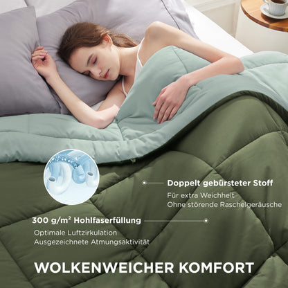 BEDSURE Bettdecke 155x220 cm Ganzjahresdecke für Allergiker