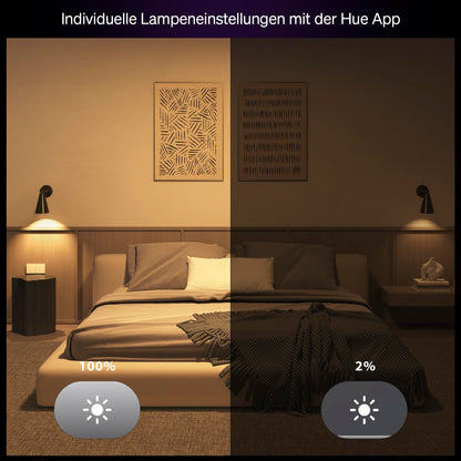 Philips Hue Essential GU10 LED Spot White & Color, 345 lm, 4er-Pack