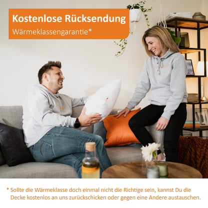 sleepling 4 Jahreszeiten Bettdecke - 2er Set 135x200 cm Mikrofaser