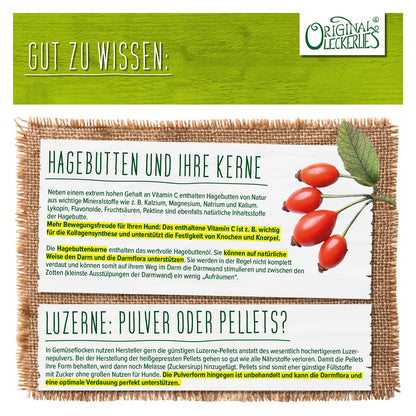 Original Leckerlies Gemüse-Flocken für Hunde, getreidefrei, 5 kg