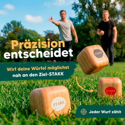 STAKK Outdoor-Wurfspiel für Kinder und Erwachsene aus Holz