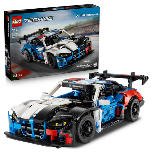 LEGO Technic BMW M4 GT3 EVO Rennwagen 42226 – Modellbausatz mit BMW-Rennlackierung und öffnenden Türen