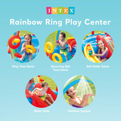 Intex Rainbow Ring Play Center Planschbecken 297 x 193 x 135 cm
