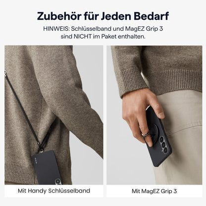 pitaka Samsung Galaxy S25 Ultra Aramid Hülle - Schwarz/Grau