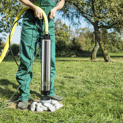 TROTEC TDP 370 E Tiefbrunnenpumpe 700 W, 5100 l/h, Edelstahl