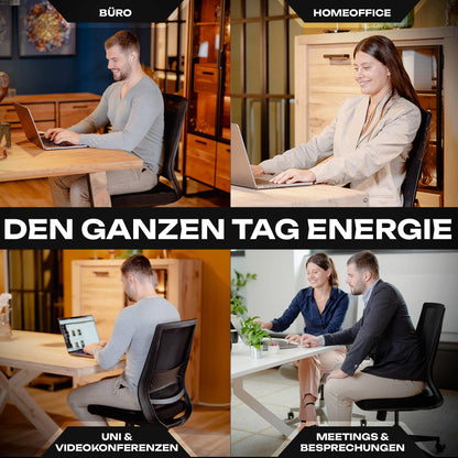 VALKENSTOL M2 Ergonomischer Bürostuhl – ohne Armlehne, Kopfstütze