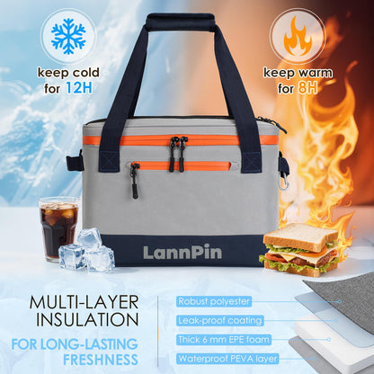 LannPin SUP Kühltasche wasserdicht 20 Liter mit Befestigungsclips