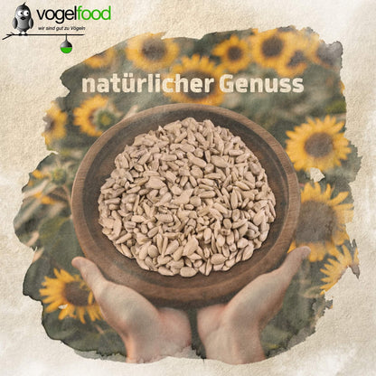 Vogelfood Geschälte Sonnenblumenkerne 25 kg Vogelfutter für Wildvögel