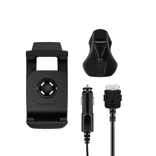 Garmin GPSMAP 276Cx Auto Friktionshalterung. Schwarze, tellerförmige KFZ-Halterung zur rutschfesten Befestigung des GPS-Geräts im Fahrzeuginnenraum.
