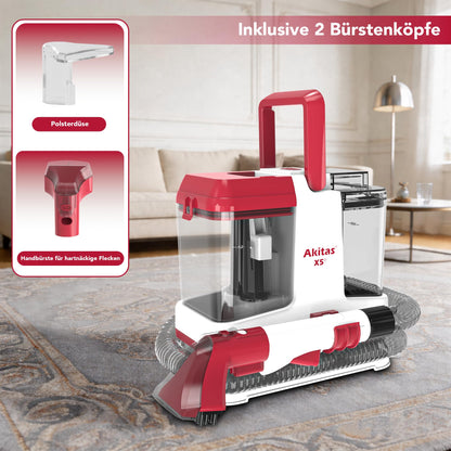 Akitas X5 Waschsauger & Polsterreiniger mit 2-Tank-System