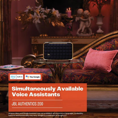 JBL Authentics 200 Smart Home Lautsprecher Bluetooth - Schwarz