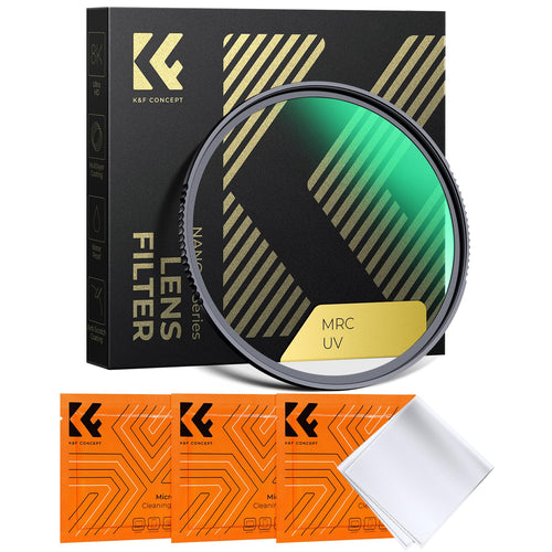 K&F Concept Nano X UV-Filter 77mm, Schott-Glas B270, 28 Schichten MC – runder Objektivfilter mit 3,3 mm Bautiefe