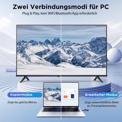 Wireless HDMI Sender Empfänger Set – 30M 2.4G/5G Plug&Play