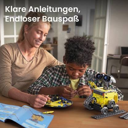Sillbird B883 Roboter Baukasten, 5-in-1 programmierbares Robotik Set