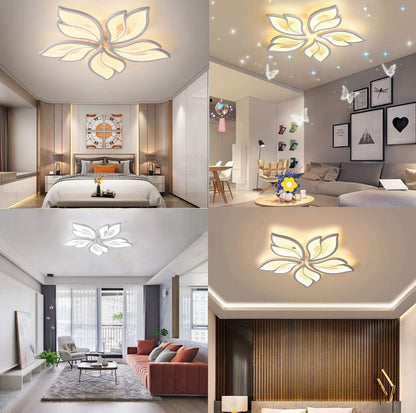 Moderne Dimmbare LED Deckenleuchte – Farbwechsel, 40-80W