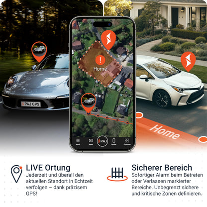 PAJ GPS Compact Finder 4G GPS-Tracker für Auto, Motorrad und LKW