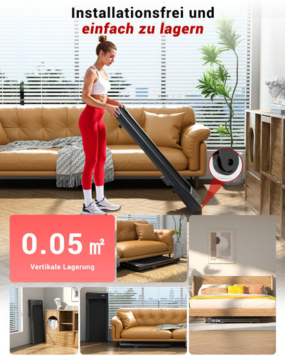 Superun Raceable Walking Pad BA04 – Laufband mit App und Fernbedienung
