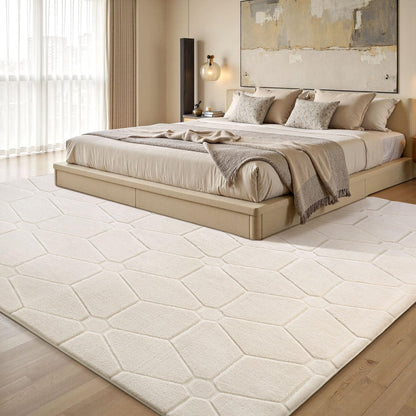 Sour Lemon Waschbarer Teppich Creme – Kurzflor, 200x300 cm