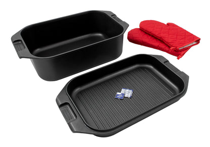 Karcher Bräter mit Deckel 2in1 Aluguss – 8,7 Liter Volumen