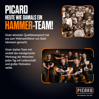 PICARD Ganzstahl-Rip-Hammer 795 - Amerikanische Form 1000g glatt
