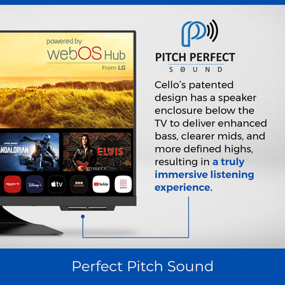 Cello C2424WS Fernseher – 24 Zoll 12V Smart rahmenlos