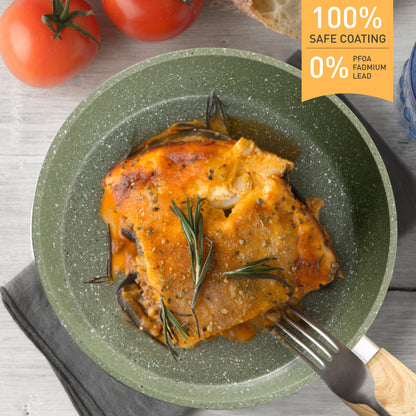 Kitchen Academy Kochgeschirr-Set Induktion 17-tlg. Grün