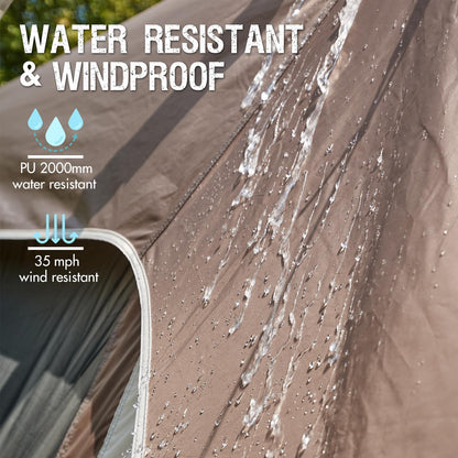 PORTAL Heckzelt 4-5 Personen – 2-in-1 Auto & Sonnensegel