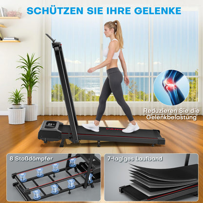 VANNECT Walking Pad X390, klappbares Laufband mit 9 % Steigung