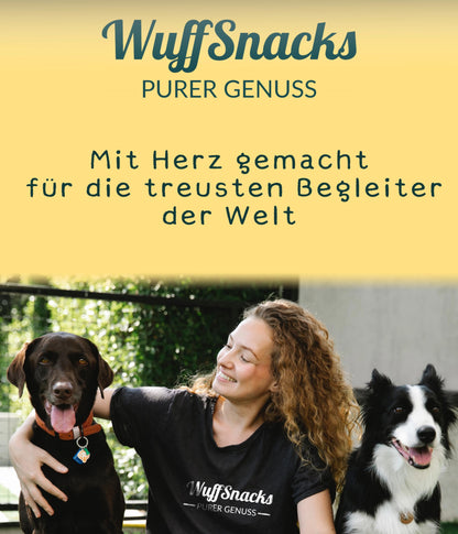 WuffSnacks Getrocknete Schweineohren für Hunde – 50 Stk.