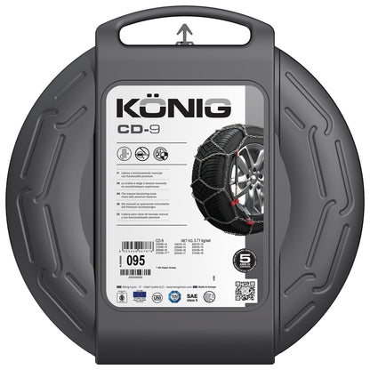 KÖNIG CD-9 104 Schneeketten – Für Personenwagen & SUV
