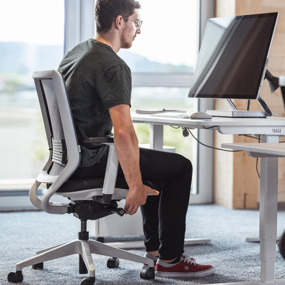 Yaasa Chair Classic Ergonomischer Büro-Drehstuhl - Weiss