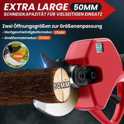 MuatCtarom Akku-Astschere PS01, elektrische Gartenschere, 50 mm