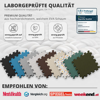 Fitness Bodenschutzmatte Puzzle Trainingsmatten - 3er Set