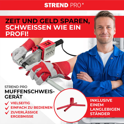 STREND PRO Muffenschweissgerät 1500W für Kunststoffrohre Ø20-63mm