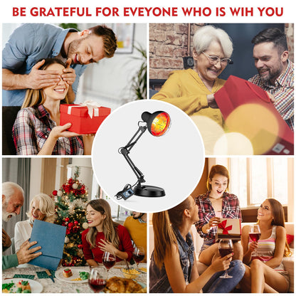 Cozion Rotlicht-Infrarotlampe 150W – Wärmestrahler mit Timer