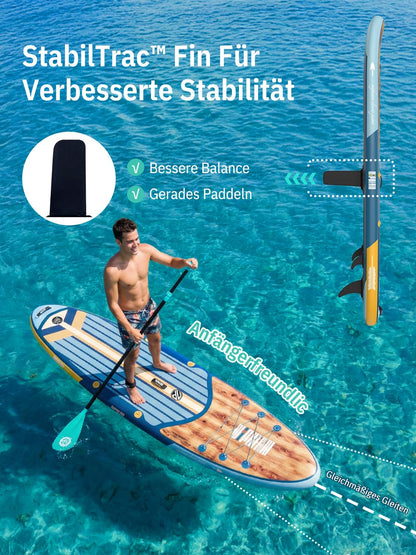 Niphean SUP Board 320 cm, aufblasbares Paddle Board mit Sitz, 200 kg